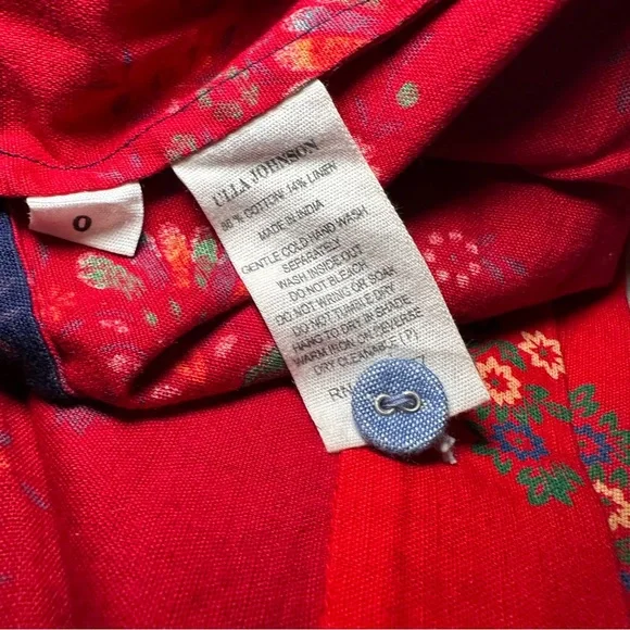 Ulla Johnson Azra Embroidered Floral Dress Sz 0 - Picture 10 of 16